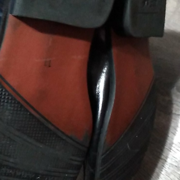 Stacy Adam's Mens Black Leather Loafers Size 11 - Picture 4 of 6